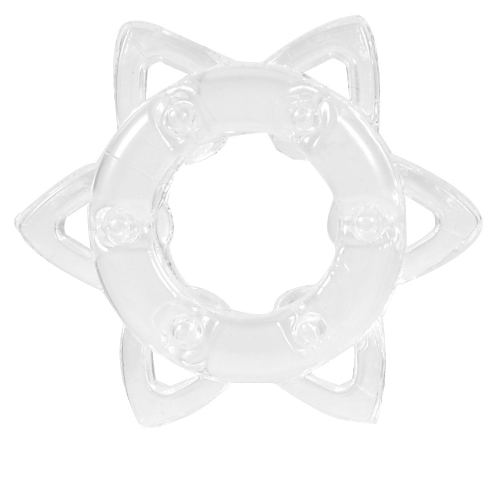 Caterpillar Crystal Delay Ring TPE Locking Sun Ring Adult Toy — detail image 11