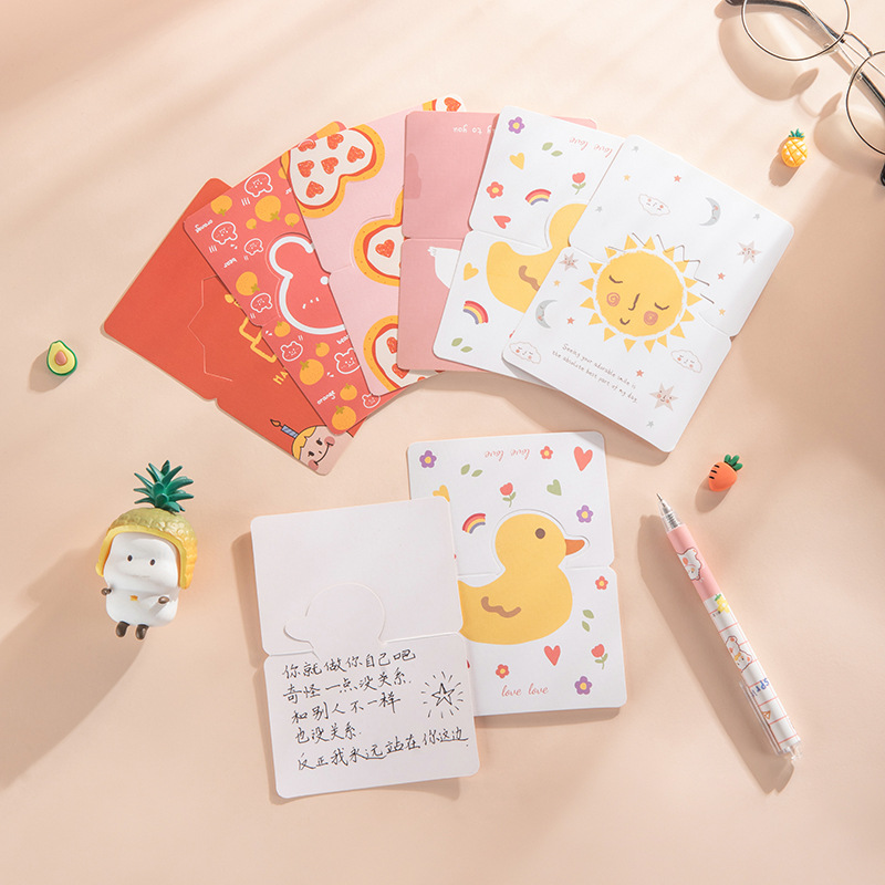 Children's Day Cartoon-style Greeting Cards Cute Folding Greeting Cards Creative Cards Sweet Message Cards display picture 3
