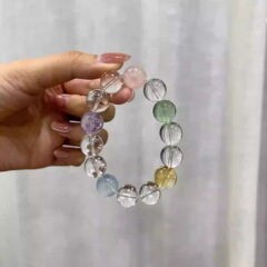 清透多宝水晶手串ドーパミンビーズブレスレットは彼女に告白のプレゼントをプレゼントします。