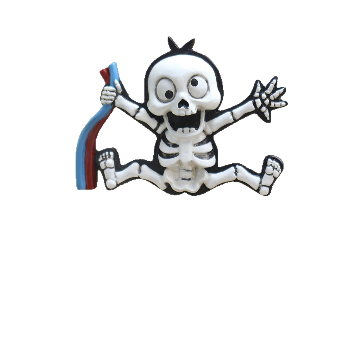   New Halloween Series Electric Shock Skull Ghost Hand Decoration Warning Sign Next to the Switch Ready Stock