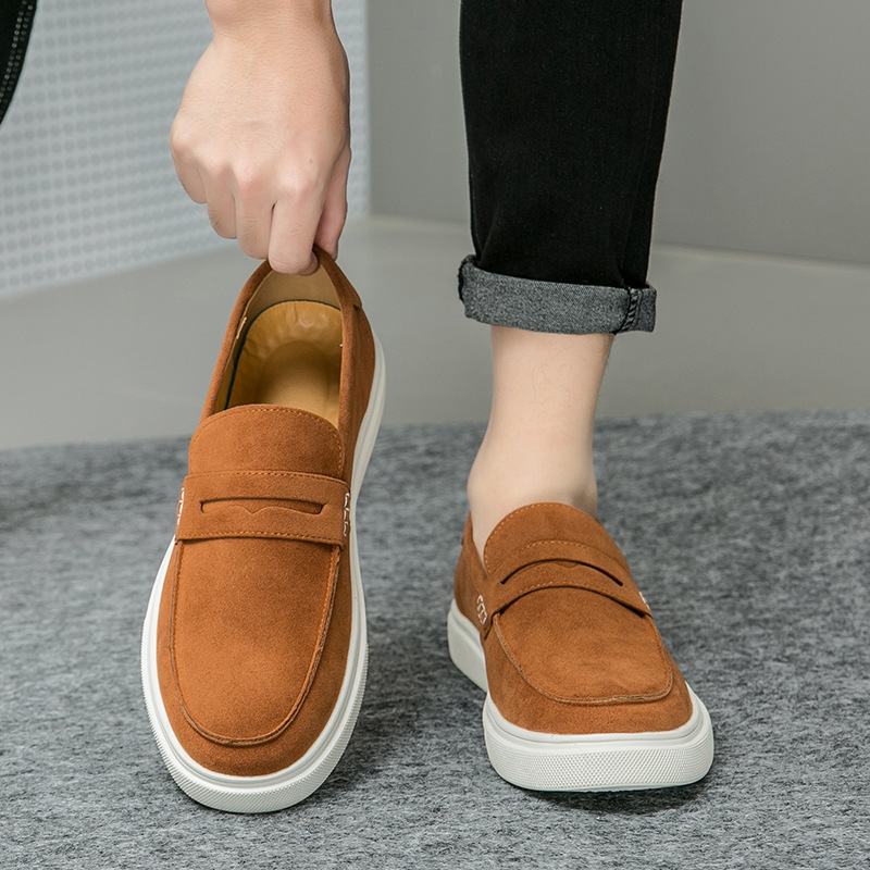 Zapatos de skate anti-veludera transfronterizos de tamaño grande para hombres, zapatos de skate de moda europeos y estadounidenses, zapatos de skate casuales de negocios para hombres image 4