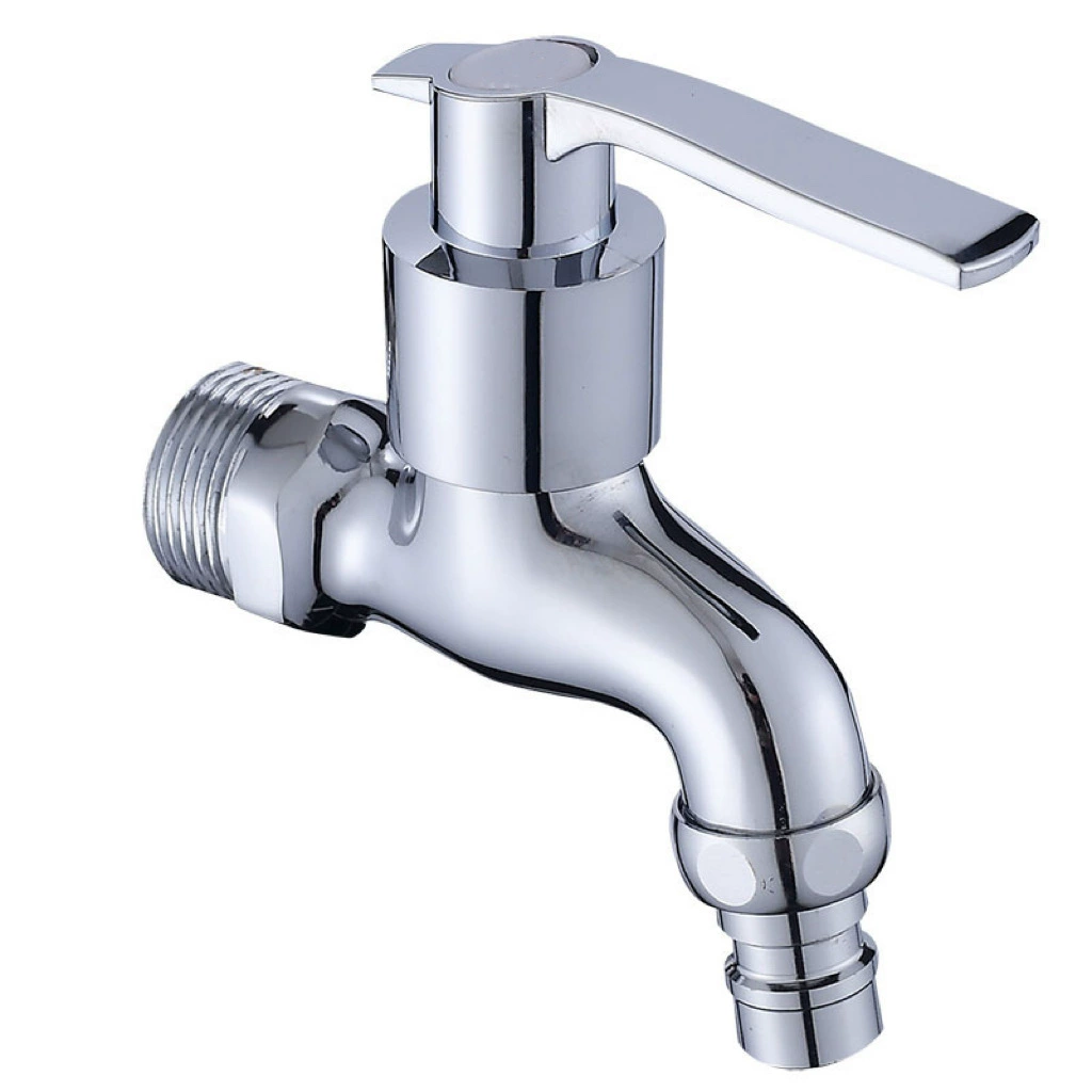 [Оптовая торговля фабрикой] 4-х точечный смеситель для стиральной машины с быстрым открытием Чистая медь Одиночный холодный кран Швабра Бассейн Насадка для туалетной воды