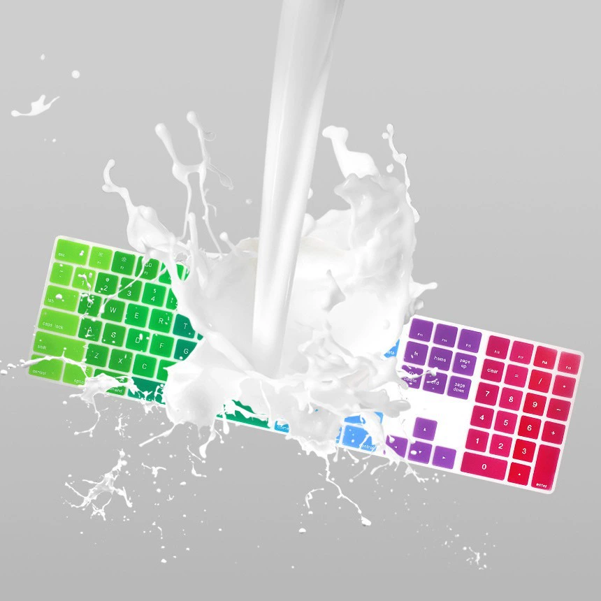 Apple, compatible protective rainbow iPhone13 Pro, keyboard, dust cover, macbook, gradient