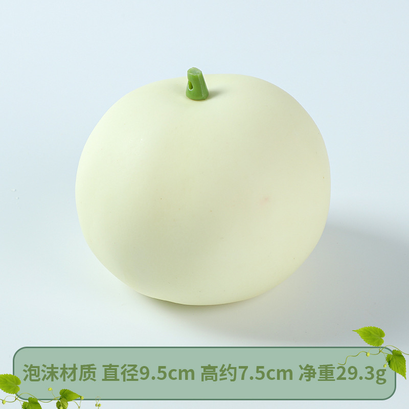 スポット卸売模擬フルーツモデル偽リンゴネーブルオレンジ梨桃泡果物と野菜の撮影装飾小道具と装飾品|undefined