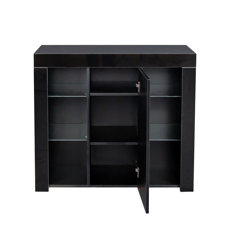 Gabinete de aparador de placa de roca multifuncional simple gabinete de té moderno armario de cocina gabinete de almacenamiento de sala de estar gabinete de aparador integrado