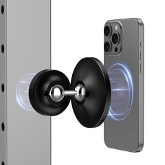 マグセーフ両面マグネット携帯電話ホルダー360度回転折りたたみフィットネスランニングマシンホルダー車載ホルダー