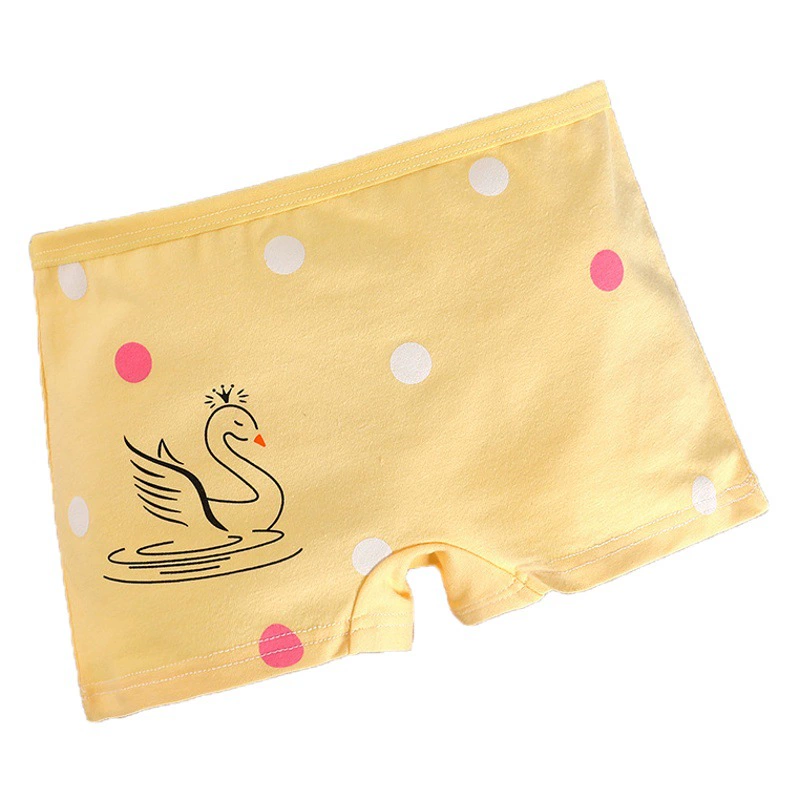 Детское нижнее белье для девочек, трусы-боксеры из чистого хлопка для девочек, трусы-боксеры с мультяшными рисунками для малышей, трусы-боксеры для маленьких девочек.