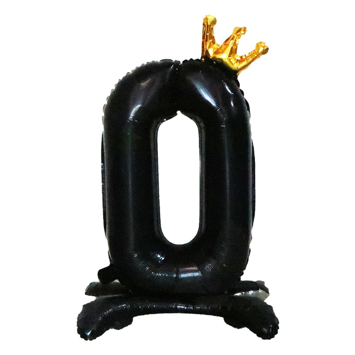 Corona globo digital de pie fiesta de cumpleaños digital escena de decoración de boda película de aluminio de 32 pulgadas globo digital de pie