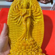 批发仿古千手观音佛像摆件工艺品供奉像观音菩萨千手千眼家用装饰