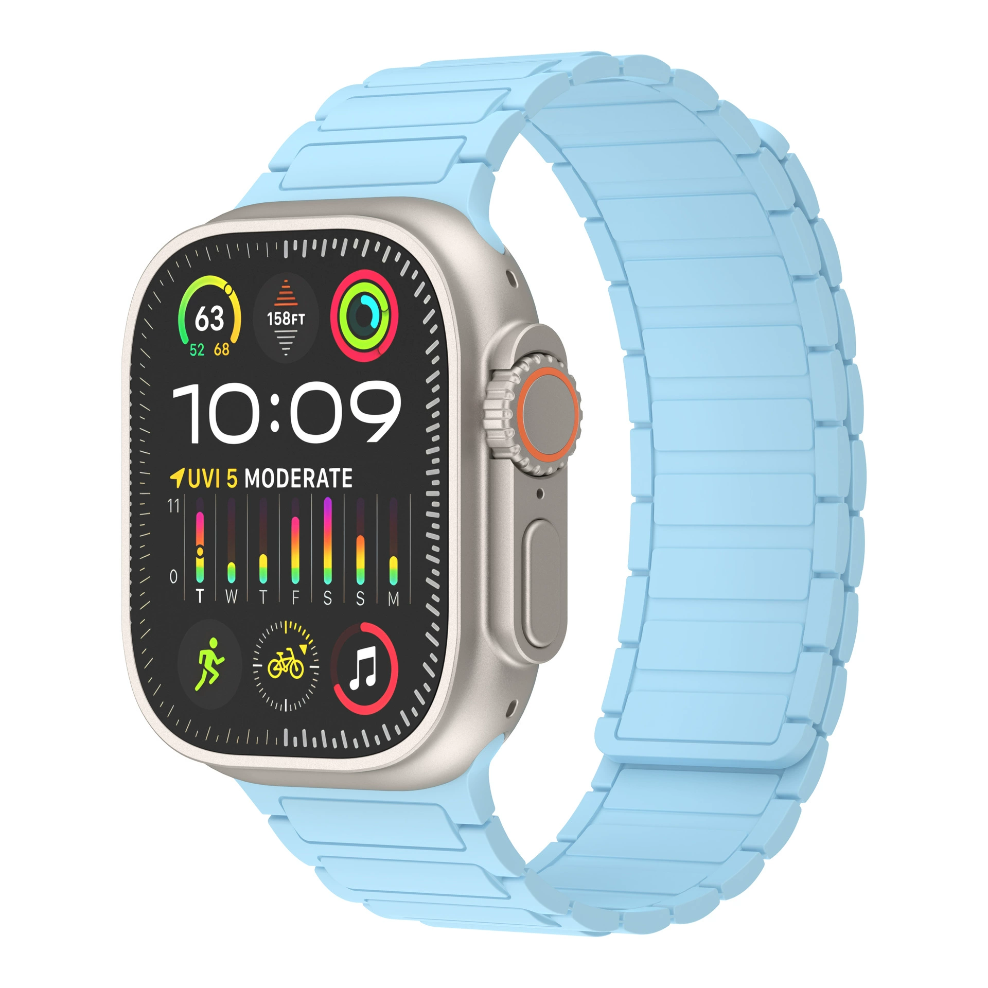 Звань Жингьи ремешок Apple watch совместимый с Apple Watch1~9 поколение магнитный ремешок силиконовый магнитный ремешок