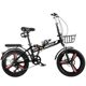 Installation-free Folding Bicycle Portable 20-inch 22-inch Men's and Women's Variable Speed Shock Absorbing Pedal Sedger for Adults and Children