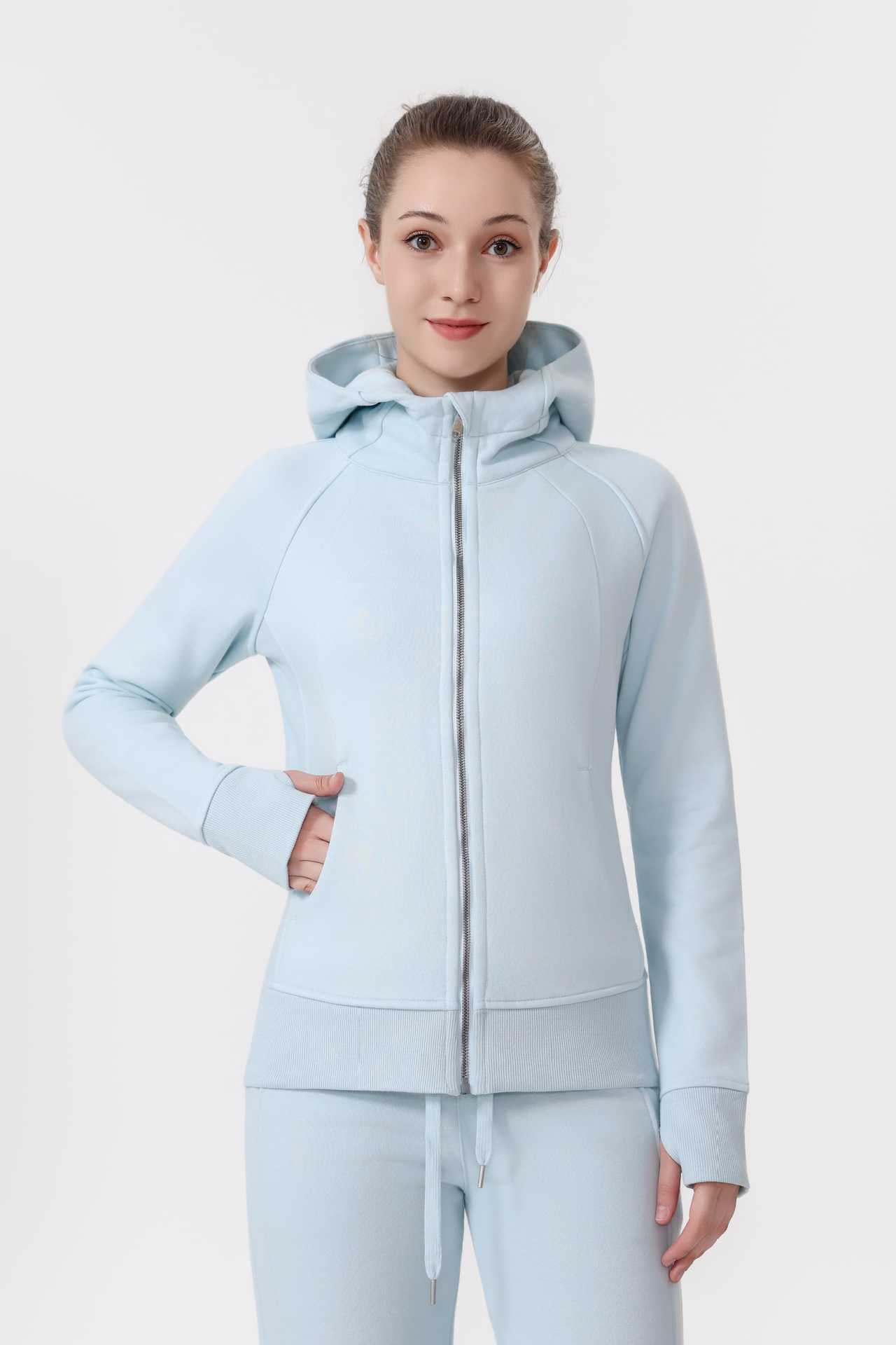 Powder blue [slim fit sweatshirt]