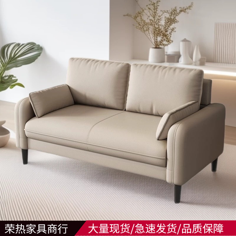 Simple and Luxurious Double/Three-Seater Sofa for Small Apartments, Home Rentals, Reception Areas, Guesthouses, and Clothing Stores Simple and Luxurious Double/Three-Seater Sofa for Small Apartments, Home Rentals, Reception Areas, Guesthouses, and Clothing Stores