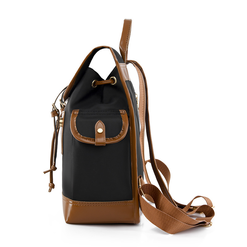 Comercio exterior al por mayor 2023 nuevo estilo casual contraste color damas mochila moda Oxford tela simple viaje computadora mochila