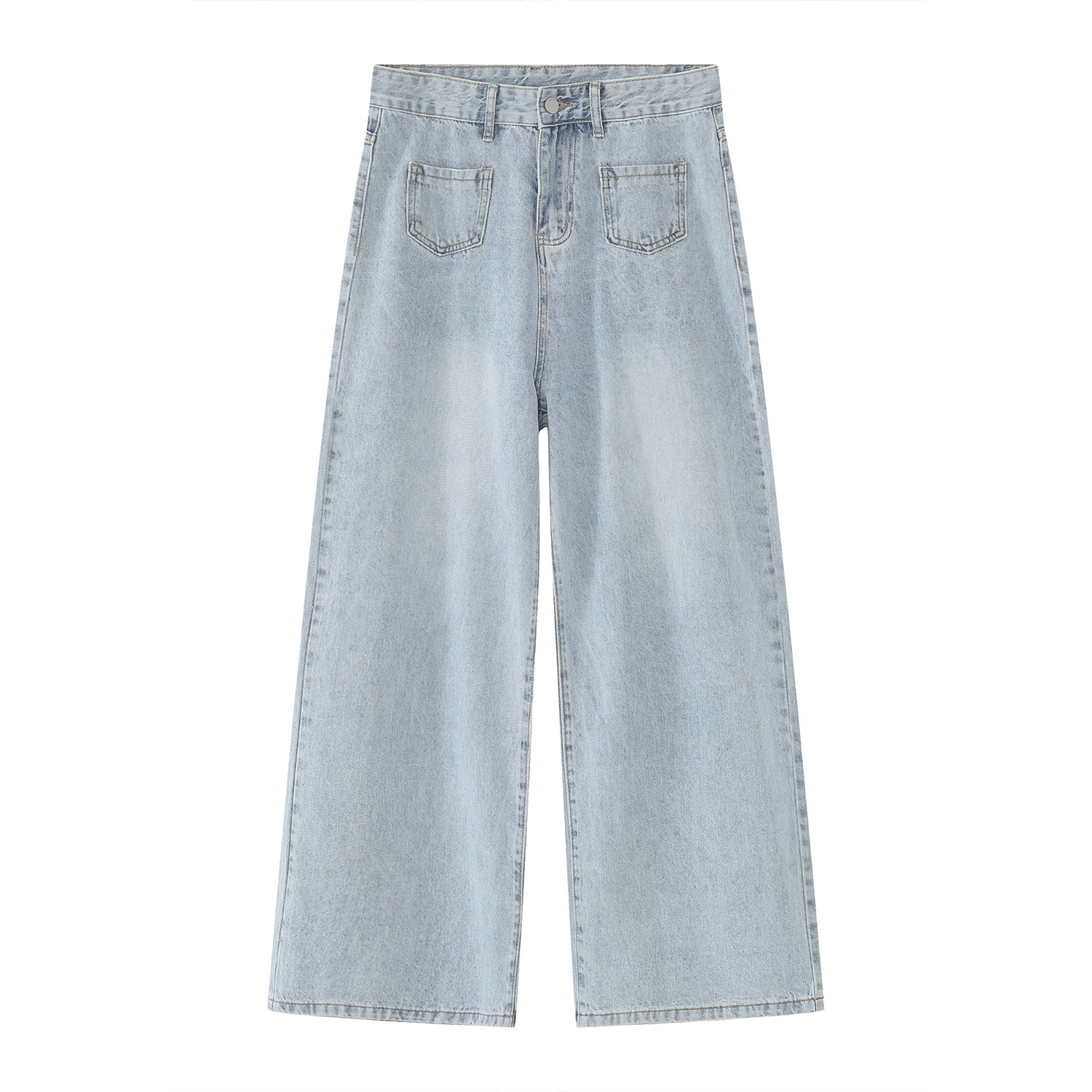 MTLCLOTHESMen's Clothing|Summer Products Whitening Korean-Style Niche Loose Wide-Leg Mopping Jeans