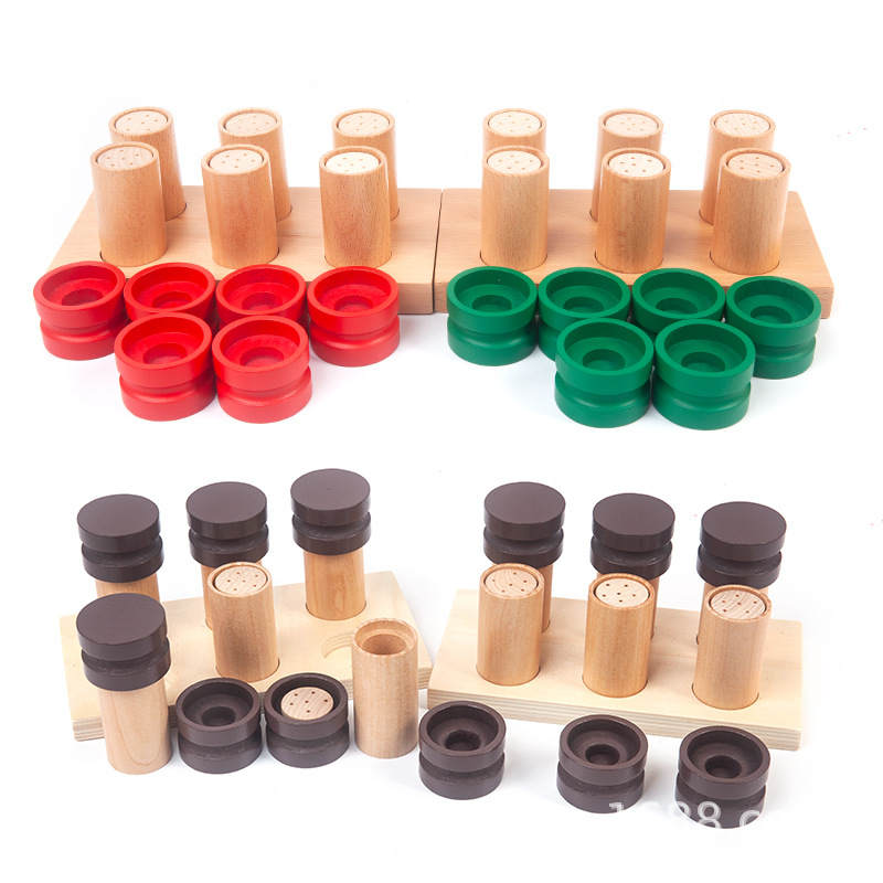 Montessori sensory early education teaching aids International version olfactory tube kindergarten Professional Edition olfactory training toys