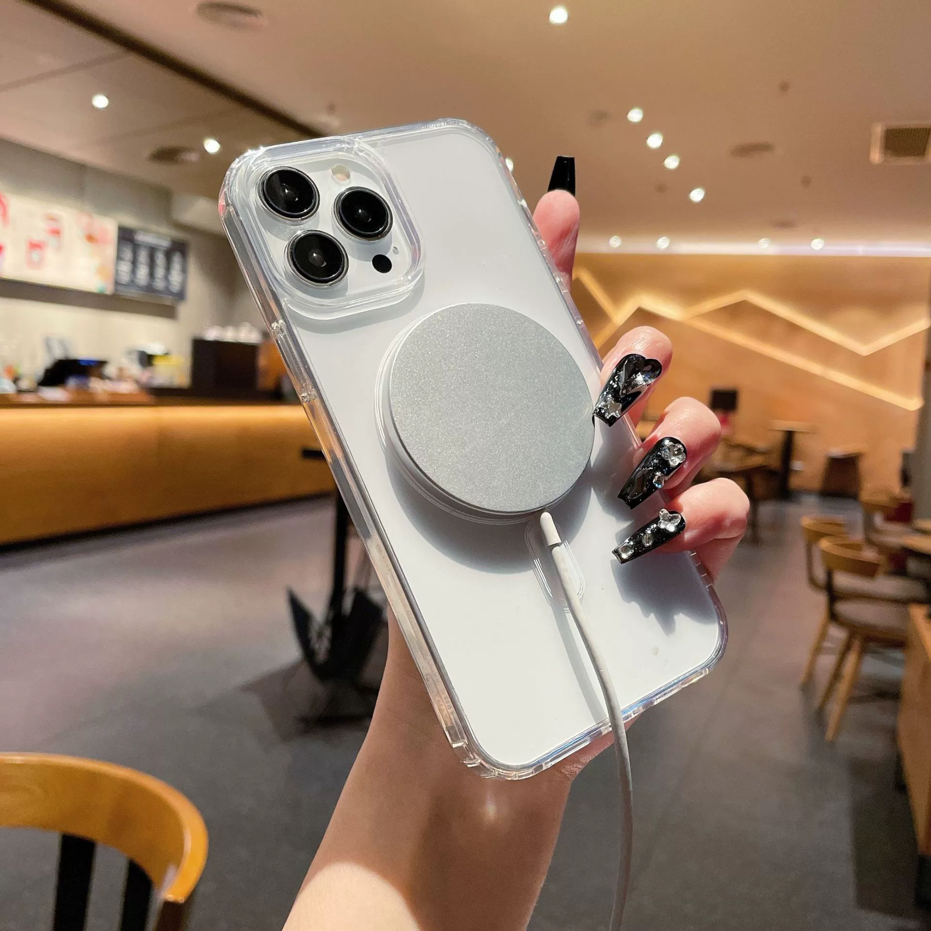 Apple, совместимый акриловый чехол для телефона, iPhone 15 Pro Max, защита от падения