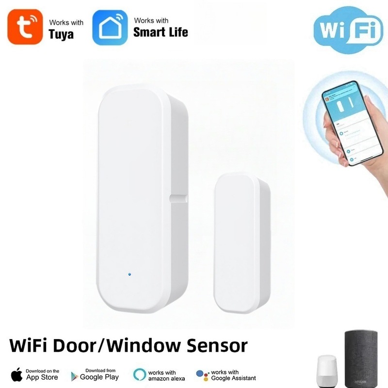 Tuya落書きwifiスマートドア磁気センサー検出器家庭用屋内ドア磁気警報器インテリジェント|undefined
