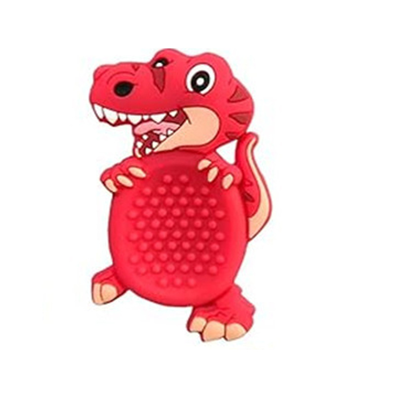 Dinosauro rojo de piedra sensorial