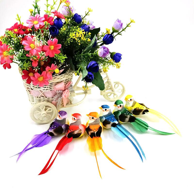 Factory Direct simulation feather bird foam bird fake bird crafts wholesale handicrafts refrigerator stickers props Factory Direct simulation feather bird foam bird fake bird crafts wholesale handicrafts refrigerator stickers props