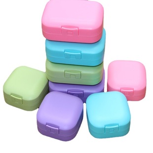 A2444 Travel Portable Soap Box Draining Face Soap Box Creative Large Sealed Waterproof Soap Box with Lid