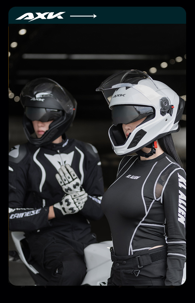 Foreign Trade Motorcycle Helmet for Men and Women, Warm Winter Electric Bike Helmet, All-Season Riding Helmet, Cool and Safe Helmet with Water Bottle Holder