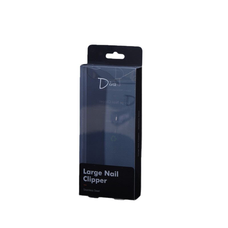 Fábrica directa con gancho transparente caja de embalaje de PVC caja de plástico transparente de color caja de plástico PP caja plegable personalizada