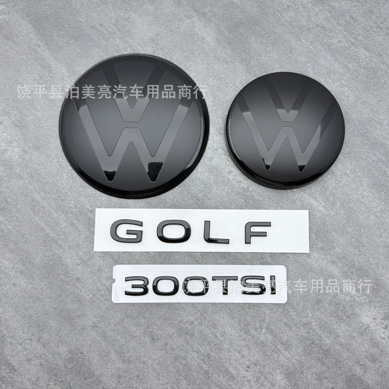 Suitable for Volkswagen New Golf 8 Car Logo Modified Tailgate Letter Sticker Golf/R/Mk8.5Gti Black Label 300Tsi