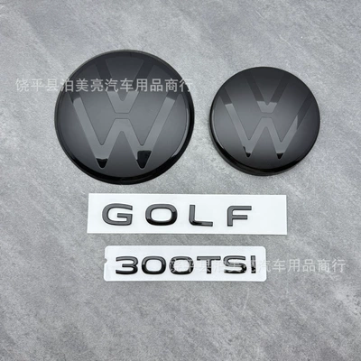 Car logo | Modified Tailgate Letter Sticker - front-markrear-markgolf300tsi