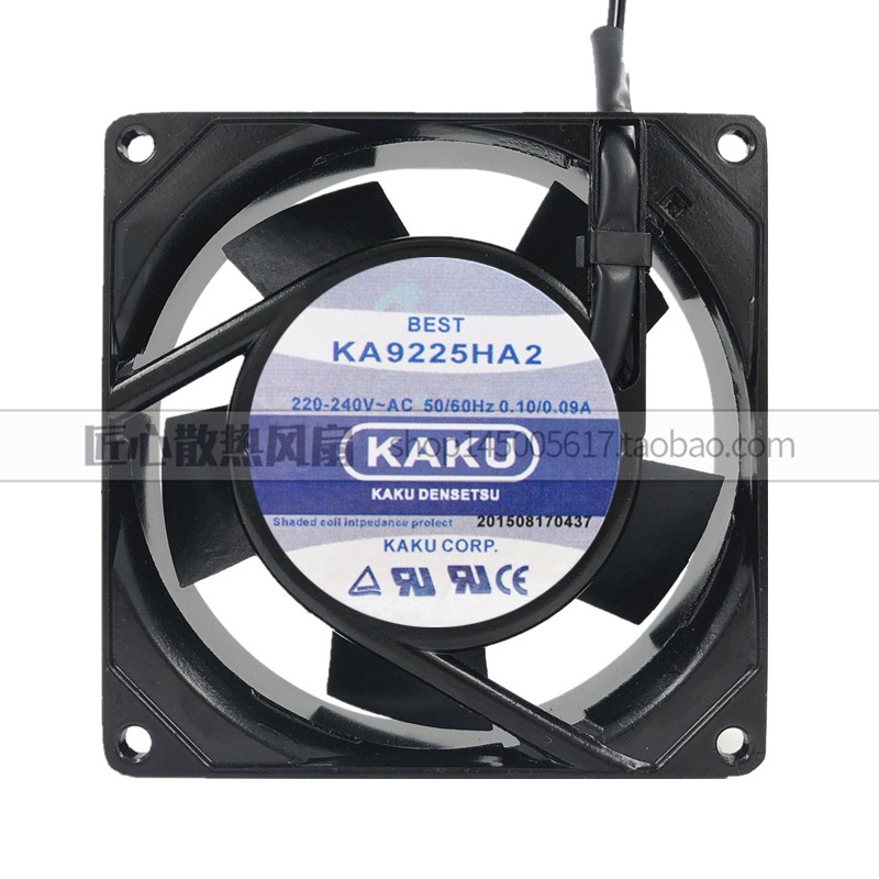 KAKU卡固 KA9225HA2 SL AC220V 0.10A/0.09A 含油轴承 散热风扇