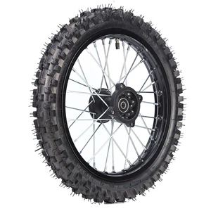 14 düym Off-Road Motosiklet 1.85X 14 düym Alüminium Lehimli Disk Əyləc Hubı 60/100-14 Şin