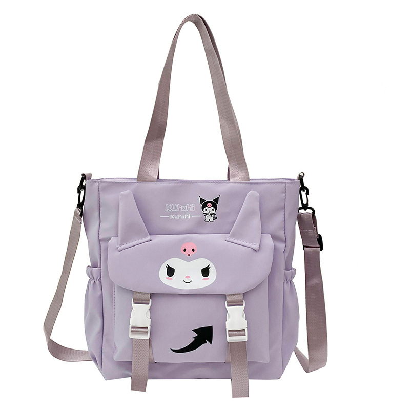 2024 estudiantes bolso de estilo explosivo simple y de gran capacidad nuevo bolso de mensajero de un solo hombro de moda para mujer bolso de viaje