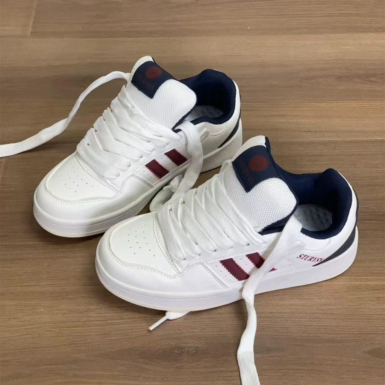 Чжао Лут, та же оригинальная обувь для хлеба, национальная прилив, маленькая белая обувь для женского кампуса, дикая повседневная обувь, спортивная плоская обувь