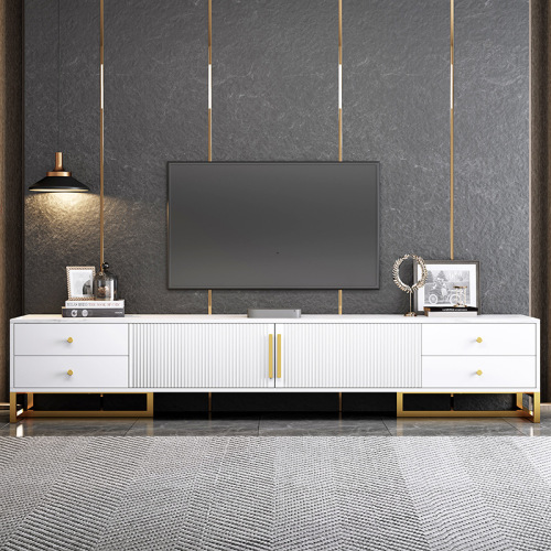 TV cabinet simple modern living room home small apartment floor-standing long cabinet light luxury coffee table TV cabinet combination