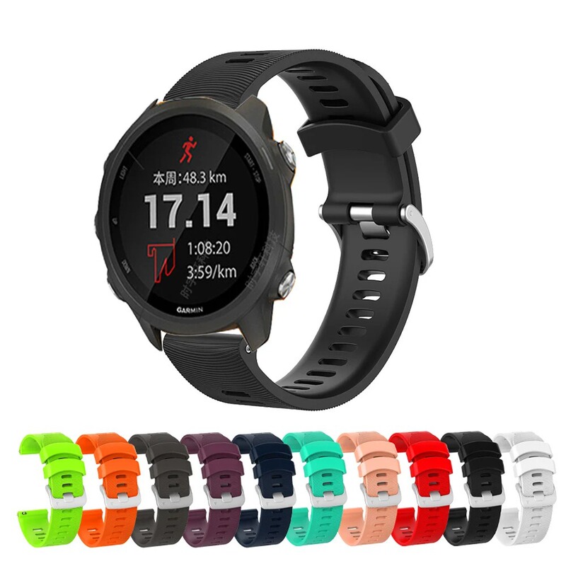For Jiaming Forerunner 245 Silicone Strap 645/Vivoactive 3/Venu sq Wristband