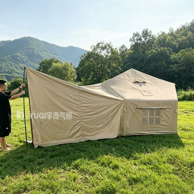 Quick-Open Inflatable Tent Travel Portable: Avtomobil dam çadırları