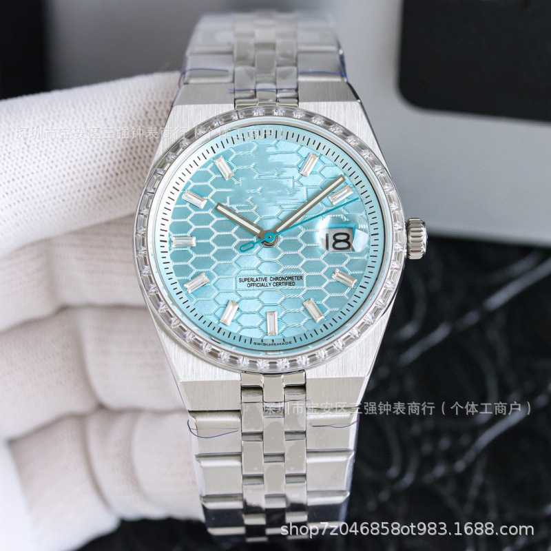 Transfronterizos laojia hombre nuevo tipo de caja de acero de seis tipos 7315 panal log reloj mecánico automático fábrica al por mayor