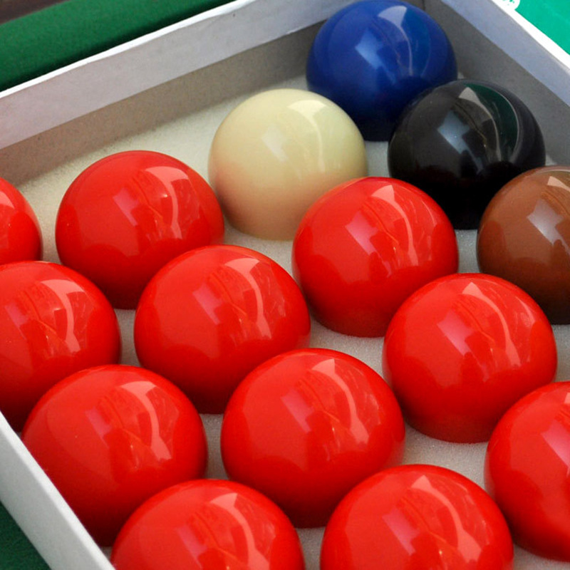 Direct Selling British Snooker Table Billiard Balls 52mm Solid Resin Adult Standard Pool Cue Balls Accessories Training Set