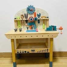 大号过家家玩具木制拧螺丝工具桌拆装维修理仿真工具台套装男女孩
