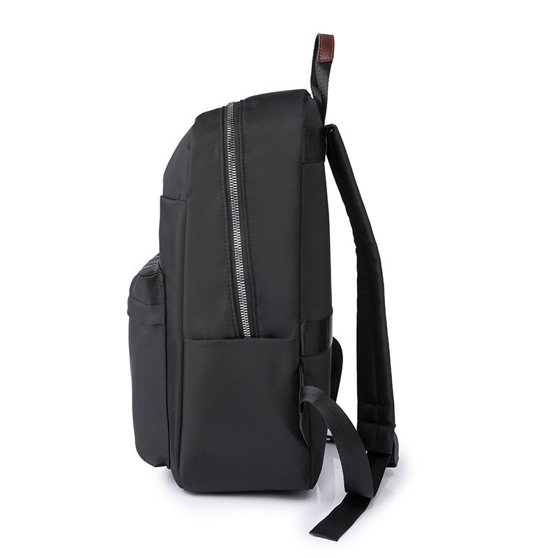 Comercio exterior al por mayor 2023 nueva mochila casual para mujer de nailon mochila simple y versátil de gran capacidad para computadora de 14 pulgadas