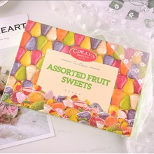 英国珂莉混合味水果糖300g一箱18盒 进口休闲食品送礼年货 夹心糖
