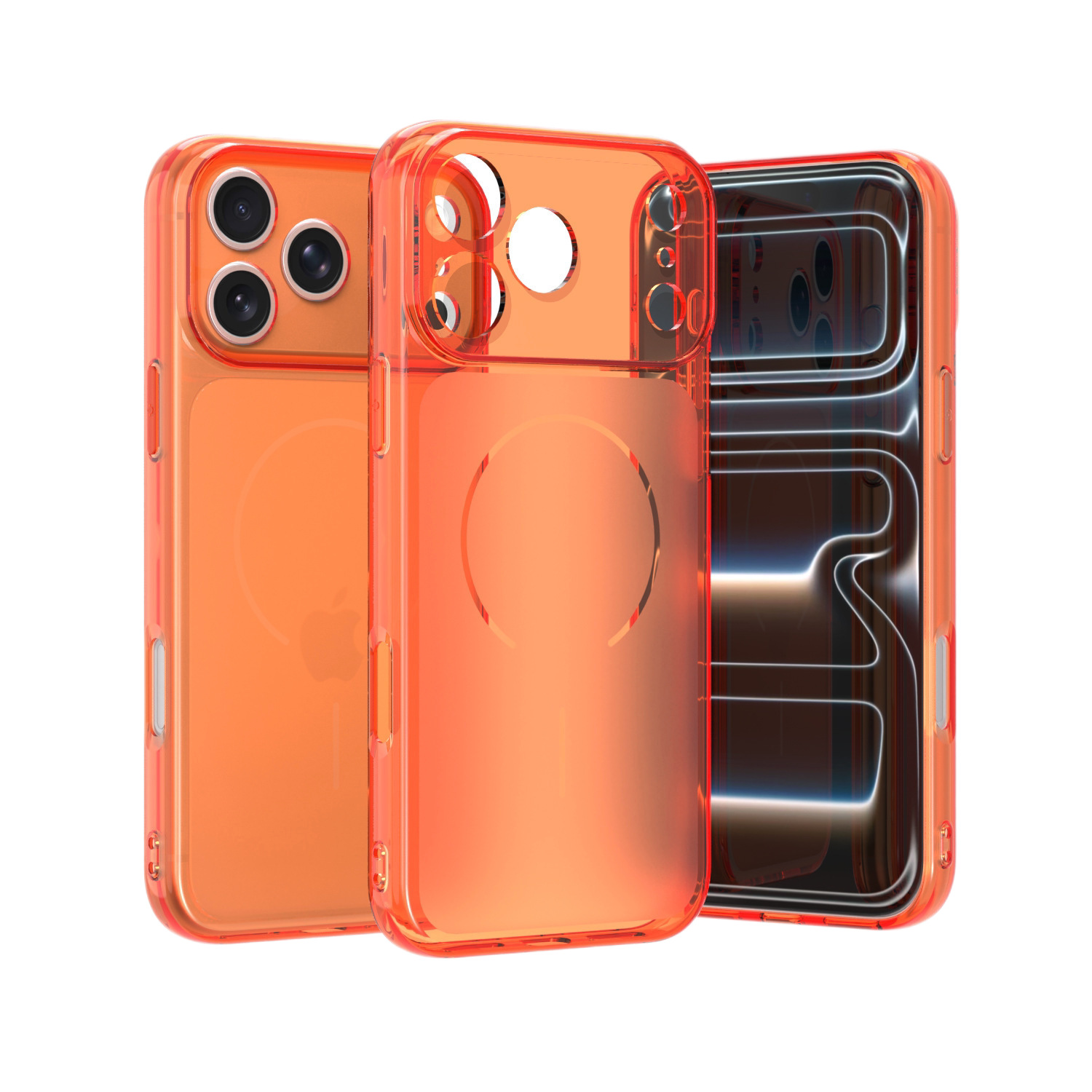 Funda Protectora para Celular iPhone 17 Pro Max y 16 de Silicona Antigolpes Mate