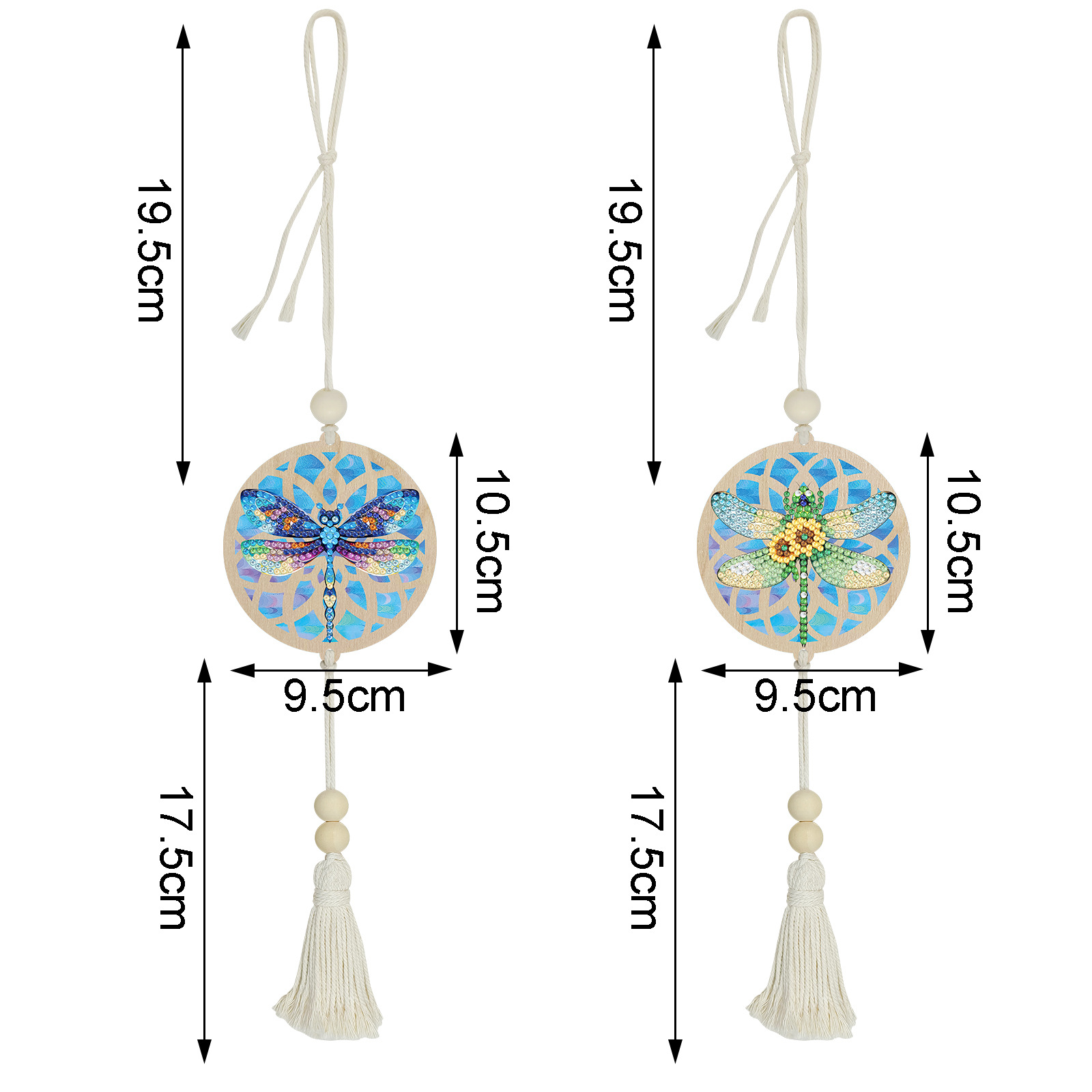 Pintura de diamantes perimetral decoración de pared de dos piezas juegos de restaurantes nórdicos en la puerta de la pared colgante decoración al por mayor