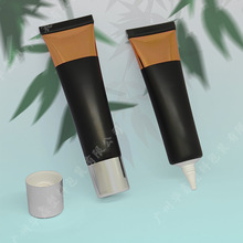 尖咀眼霜软管包材30g 化妆品软管包装尖塞高端小黑管防晒霜软管厂