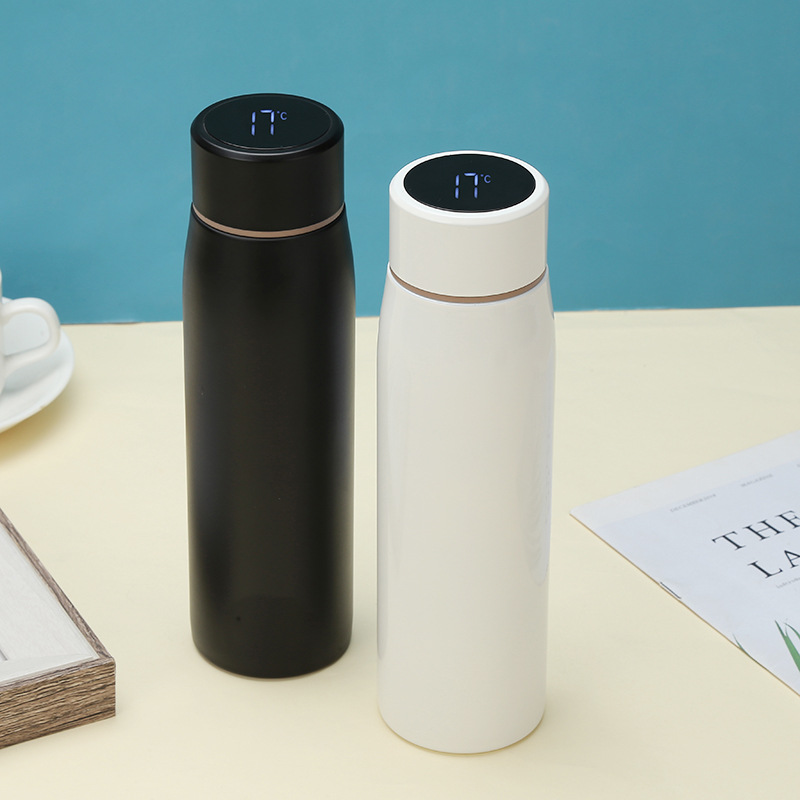 Amazon caliente LED pantalla de temperatura taza de vacío taza de publicidad regalo de negocios taza de agua al por mayor fuente fabricante