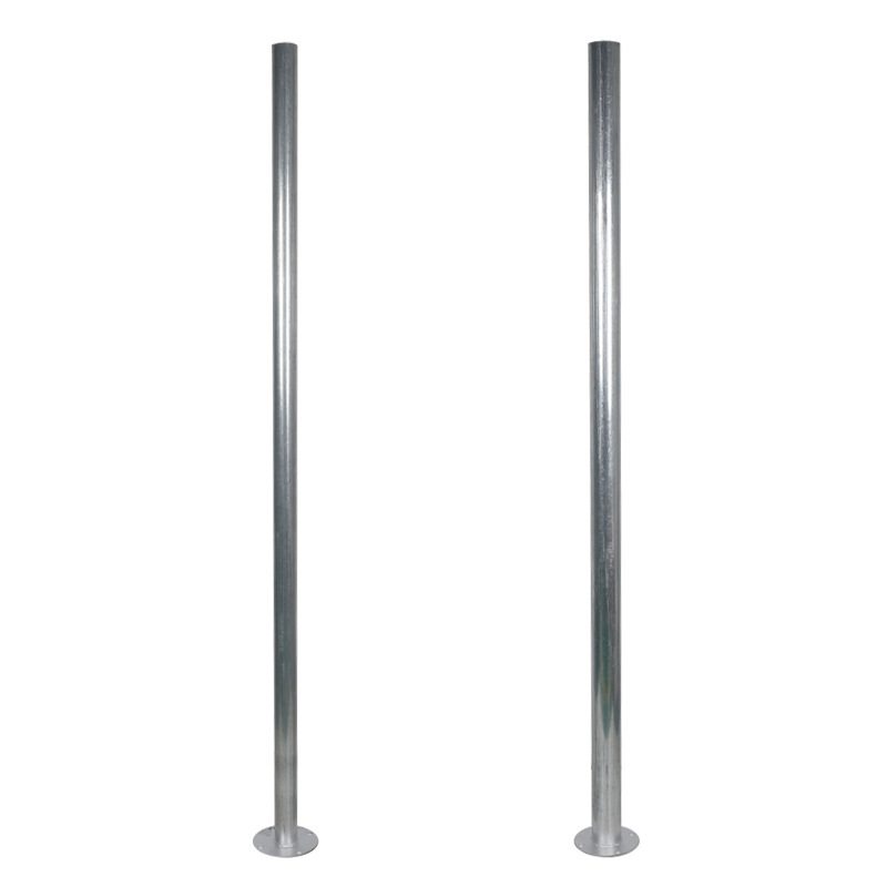 广角镜杆子道路交通设施爆闪灯配件标志牌镀锌钢管铝牌立杆防撞