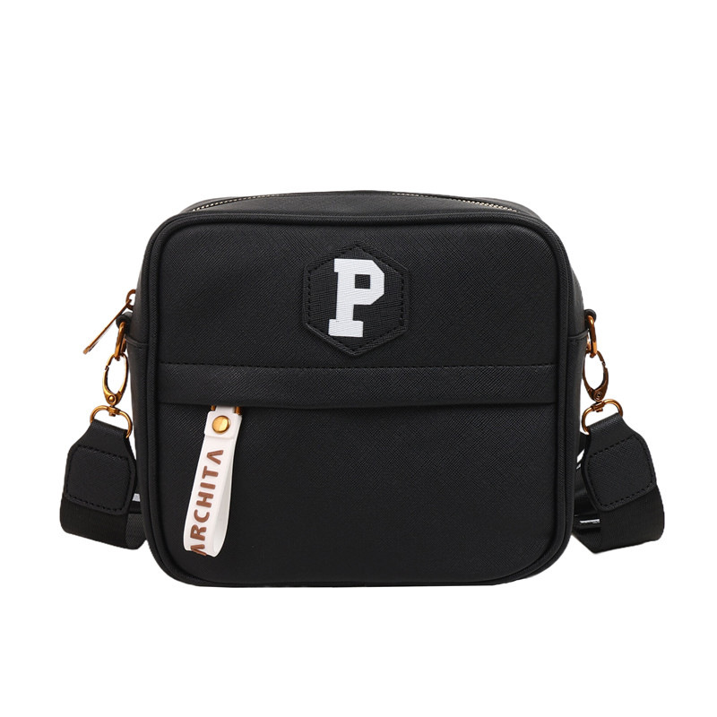 Bolsos transfronterizos para mujer 2024 nuevo bolso cuadrado pequeño de viaje de ocio de gran capacidad, bolso bandolera de letras de todo fósforo de moda