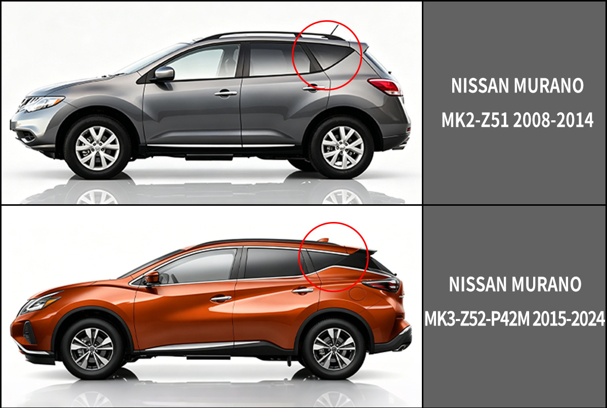 Suitable for Nissan Murano Window Visor