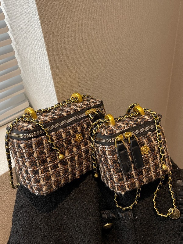 Caja de tela de viento fragante, bolsa cuadrada para mujeres, 2026 nueva moda transfronteriza, alta sensación de moda, bolso de cinturón de cadena universal