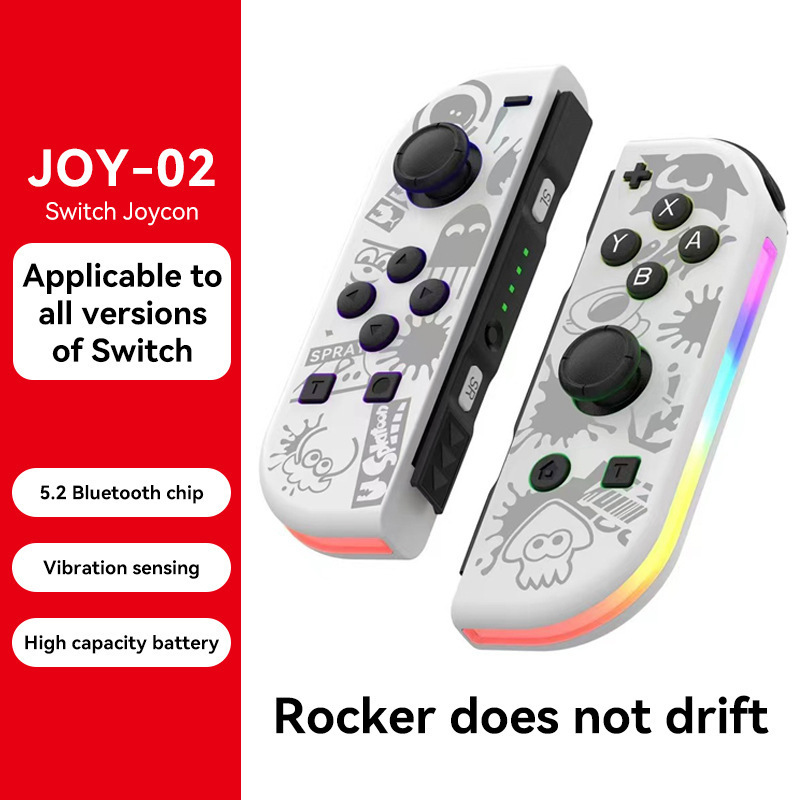 Switch左右手柄5.2蓝牙唤醒震动体感joycon游戏手柄带RGB灯|undefined